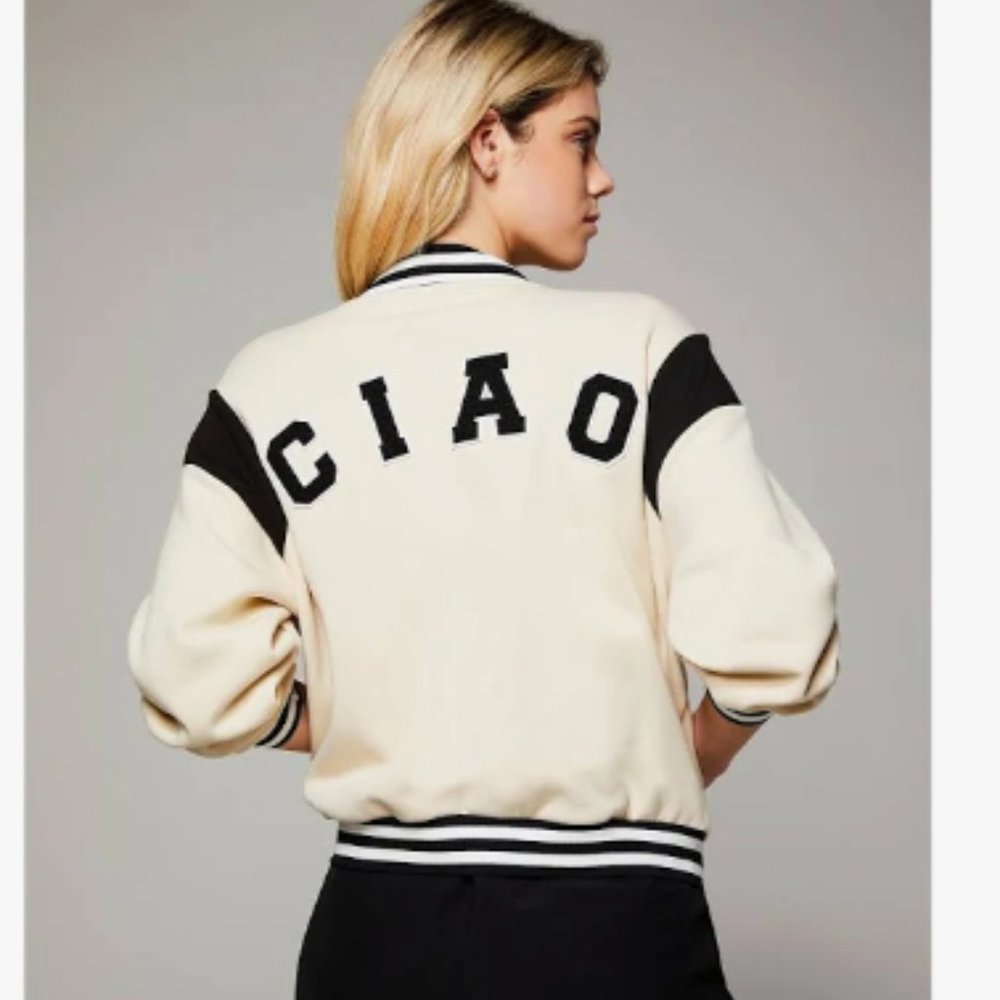 U can reserve this for Xmas .GB Ciao Patch Bomber Jacket